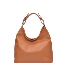Anna Luchini Brown Rundleer Tas