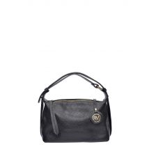 Roberta M Zwart Rundleer Tas
