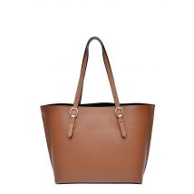 Isabella Rhea Brown Rundleer Tas