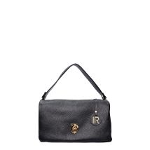 Isabella Rhea Zwart Rundleer Tas