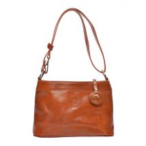 Luisa Vannini Brown Rundleer Tas
