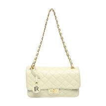 Isabella Rhea Beige Rundleer Tas