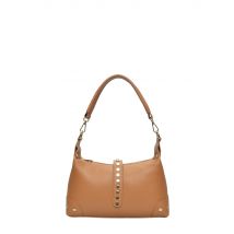 Anna Luchini Brown Rundleer Tas