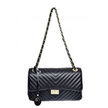 Roberta M Zwart Rundleer Tas