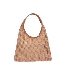 Luisa Vannini Brown Rundleer Tas