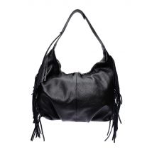 Isabella Rhea Zwart Rundleer Tas