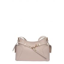 Roberta M Beige Rundleer Tas