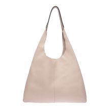 Luisa Vannini Beige Rundleer Tas