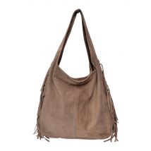 Isabella Rhea Beige Rundleer Tas