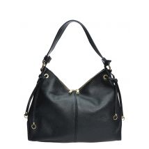 Isabella Rhea Zwart Rundleer Tas