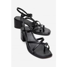 Lavish Leren Blokhak Sandaal (Dames)
