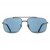 Ray-Ban Rechthoek Unisex Gepolijst Zilver Blauw RB3796