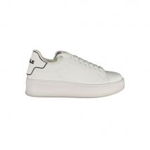 Gaelle Paris Bianco Poliuretano Dames Sneaker
