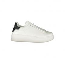 Gaelle Paris Bianco Poliuretano Dames Sneaker