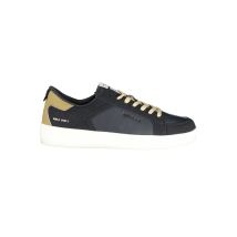 Gas Blauwe Polyurethaan Sneakers voor Mannen