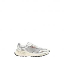 Dsquared² Witte Kalfsleren Bos Taurus Sneakers