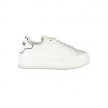 Gaelle Paris Witte Polyurethaan Dames Sneakers