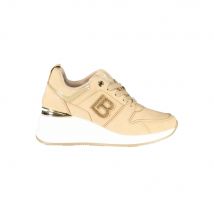 Laura Biagiotti Beigekleurige Polyester Dames Sneaker