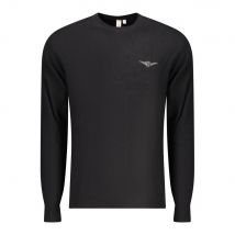 Accademia Militare Zwarte Katoenen Heren Sweater
