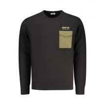 Rifle Zwarte Katoenen Heren Sweatshirt