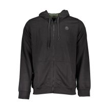 Gianmarco Venturi Zwarte Katoenen Mannen Hoodie