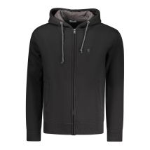 Coveri Moving Zwarte Katoenen Heren Hoodie