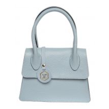 Luisa Vannini Turquoise Rundleer Tas