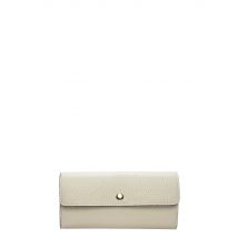 Isabella Rhea Beige Rundleer Portemonnee