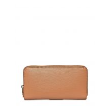 Luisa Vannini Brown Rundleer Portemonnee