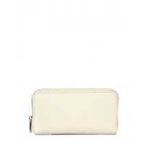Luisa Vannini Beige Rundleer Portemonnee