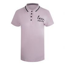 Love Moschino Signature Logo Roze Poloshirt