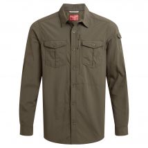 Craghoppers Heren Adventure III Nosilife shirt met lange mouwen (Bosgroen)