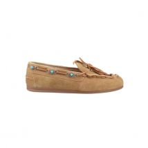 Posa Turqoise suede loafers boatloafer western