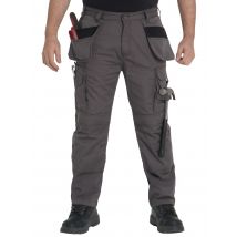 Kruze By Enzo | Heren Cargo Werkbroeken - Grijs