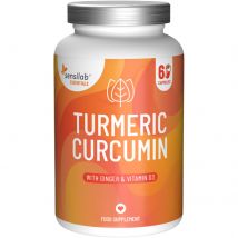 Essentials Turmeric Curcumin hochdosiert, 60 Kapseln