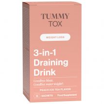 3-in-1 Draining Drink (Pfirsich): Getränk gegen Wassereinlagerungen
