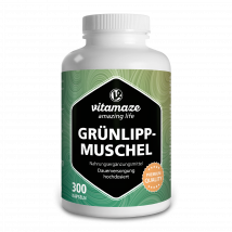 Grünlippmuschel Pulver 500 mg hochdosiert, 300 Kapseln