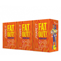 Fat Out! Thermo Burn 3er Pack (180 Kapseln) - Fatburner Abnehmpillen mit Thermo-Effekt. Schnelle Abnehm-Lösung | Sensilab