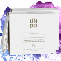 Premium UNDO Collagen Drink 2er Pack - Mit hochwertigem patentiertem Beauty-Kollagen Naticol® und Hyaluronsäure| Sensilab