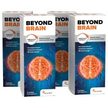 4x Beyond Brain: Ultimativer Fokus, Gedächtnis und Konzentration