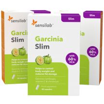 Garcinia Slim 1+2 GRATIS - Natürlicher Appetitzügler mit 417 mg (60 %) HCA - Extrakt aus Garcinia Cambogia