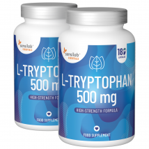 Essentials L-Tryptophan 500 mg hochdosiert 2er Pack, vegan, 360 Kapseln