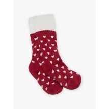 Collant Blanc Effet Chaussettes À Imprimé Cœur - 27/28 - Fille - Sergent Major