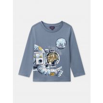 T-shirt Gris Imprimé Astronaute À Manches Longues Garçon - 11A - Sergent Major