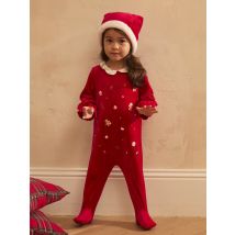 Dors-bien En Velours Avec Bonnet De Noël - 12 mois - Sergent Major