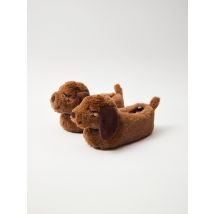 Chaussons Marron Tête De Chien Fille - 24/25 - Sergent Major
