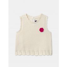 Off White Cardigan Whithout Sleeves - 18M - Sergent Major