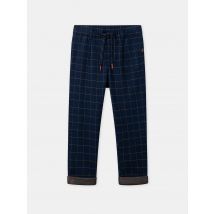 Pantalon Bleu Foncé À Carreaux Garçon - 5a - Sergent Major