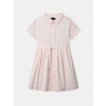 Robe Chemise À Rayures Rose Fille - 11a - Sergent Major