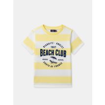 T-shirt À Rayures Jaune Garçon - 3a - Sergent Major